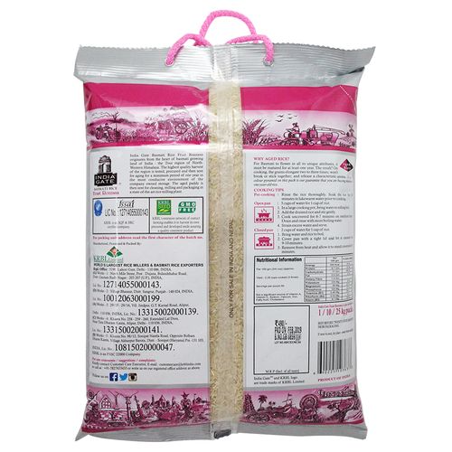 India Gate Basmati Rice - Feast Rozzana, 5 kg Pouch